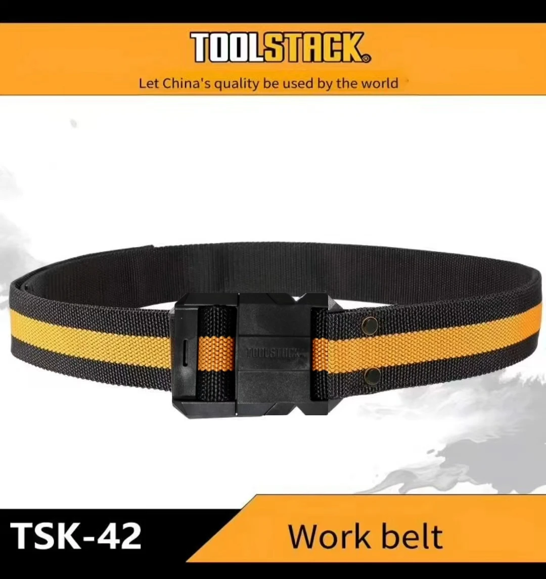 TOOLSTACK Work Belt is Made of High-Quality Oxford Cloth, Durable and Lightweight, With Adjustable Buckle For Plumber Work Belt
TOOLSTACK Work Belt is Made of High-Quality Oxford Cloth, Durable and Lightweight, With Adjustable Buckle For Plumber Work Belt