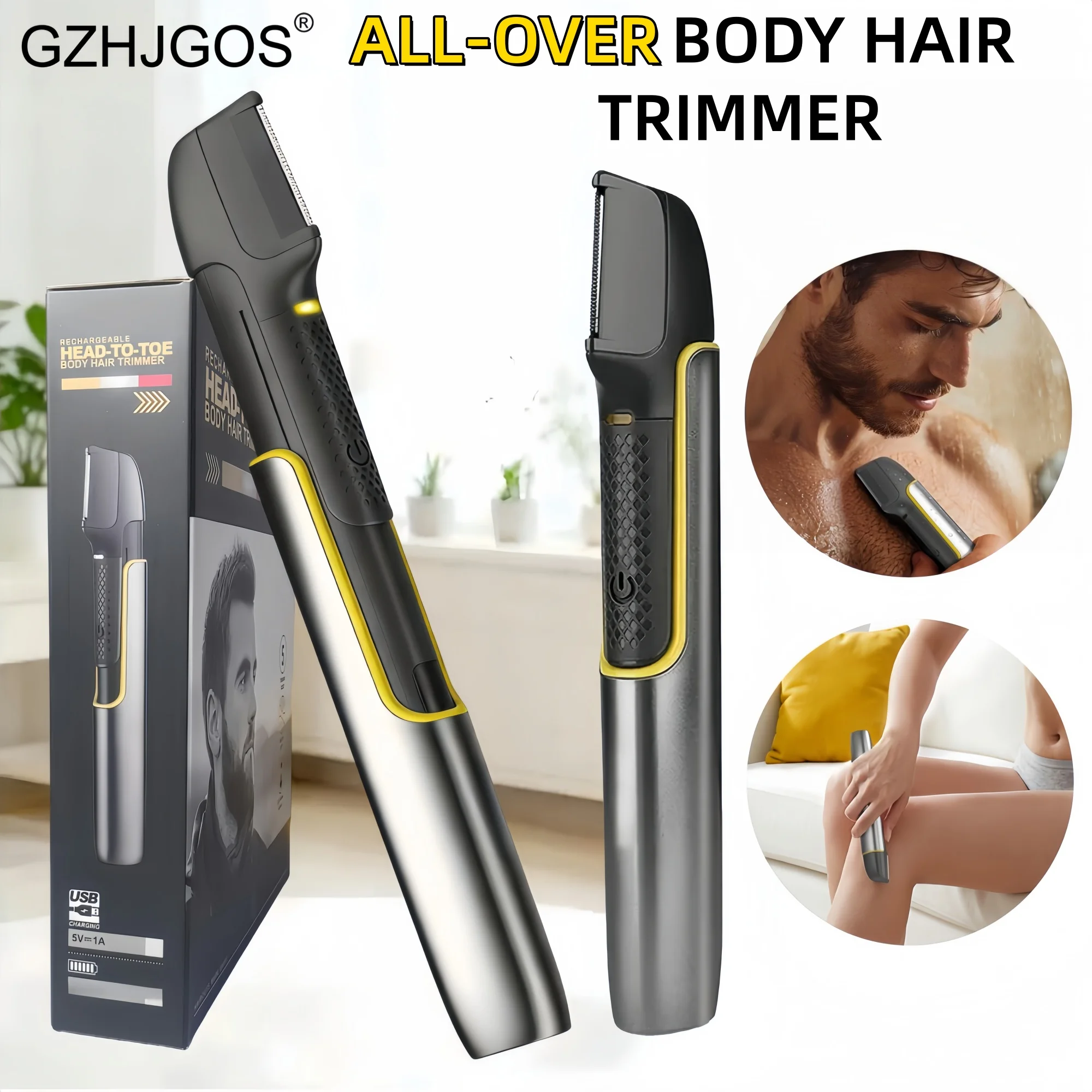 Men's Electric Body Hair Trimmer Rechargeable Men's Shaving Set Back Razor Shaver Groomer Telescopic Rod Back Shaver
Men's Electric Body Hair Trimmer Rechargeable Men's Shaving Set Back Razor Shaver Groomer Telescopic Rod Back Shaver