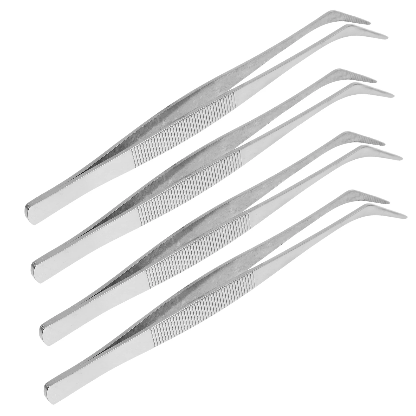 4pcs Precision Angled Tweezers Anti-static Stainless Steel Industrial Electronics Jewelry Making Multifunction
4pcs Precision Angled Tweezers Anti-static Stainless Steel Industrial Electronics Jewelry Making Multifunction