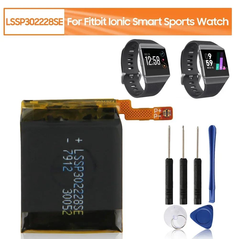 Сменный аккумулятор LSSP 302228 SE для Fitbit Ionic Smart Sports Watch Аккумуляторная батарея 195 мАч
Сменный аккумулятор LSSP 302228 SE для Fitbit Ionic Smart Sports Watch Аккумуляторная батарея 195 мАч
