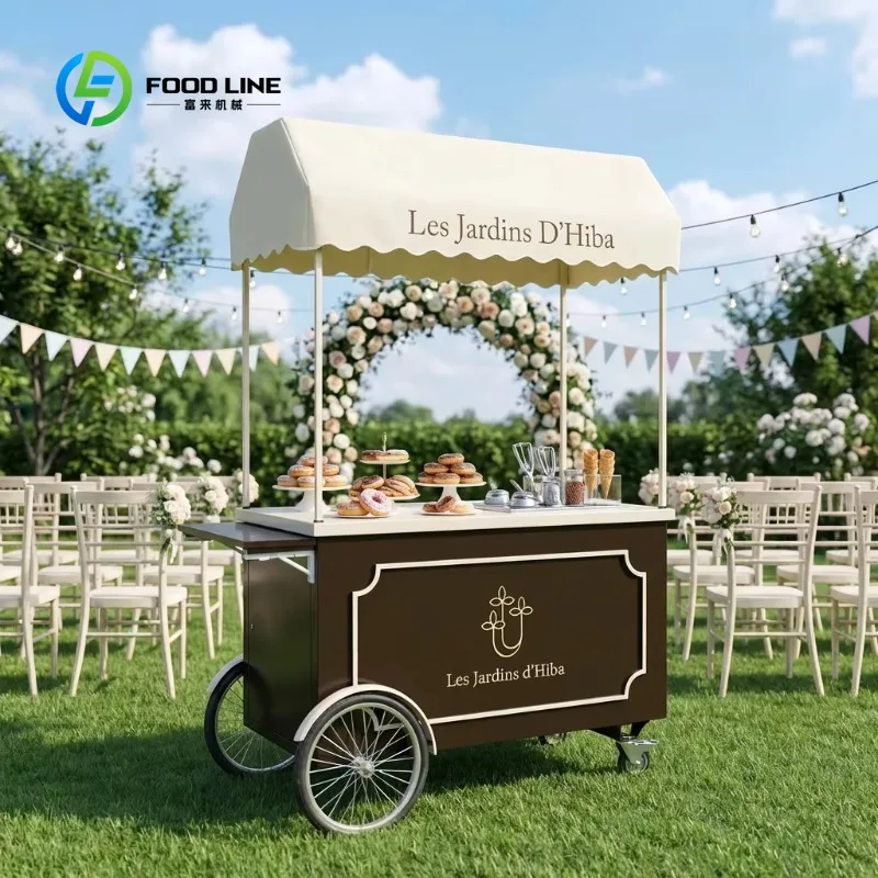 Custom Vintage Style Ice Cream Serving Cart with Rolling Wheels, Portable Ice Cream Cart for Wedding Party Event Catering
Custom Vintage Style Ice Cream Serving Cart with Rolling Wheels, Portable Ice Cream Cart for Wedding Party Event Catering
