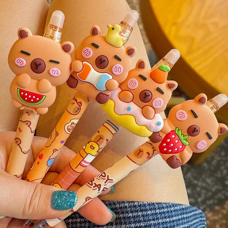 1/5PCS Capybara Push-Type Ballpoint Pen Quick-drying and smooth writing Suitable for practice questions Stationery gifts
1/5PCS Capybara Push-Type Ballpoint Pen Quick-drying and smooth writing Suitable for practice questions Stationery gifts