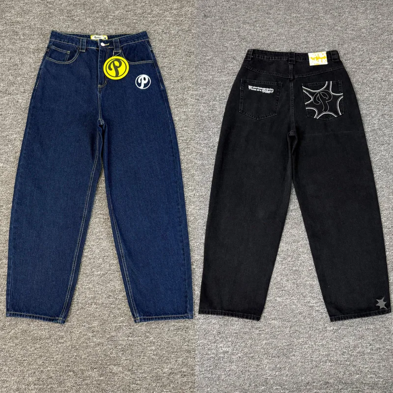 New High Quality Protect Jeans Men Women Daily Casual Embroidery Straight-leg Denim Trousers Real Photo
New High Quality Protect Jeans Men Women Daily Casual Embroidery Straight-leg Denim Trousers Real Photo