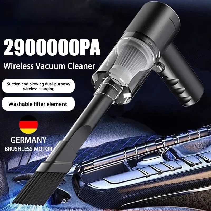 Wireless Vacuum Cleaner 2900000PA 120w Super High Powerful 2 in 1 Wet Dry Dual Use Portable Large Suction Vacuum Cleaner
Wireless Vacuum Cleaner 2900000PA 120w Super High Powerful 2 in 1 Wet Dry Dual Use Portable Large Suction Vacuum Cleaner