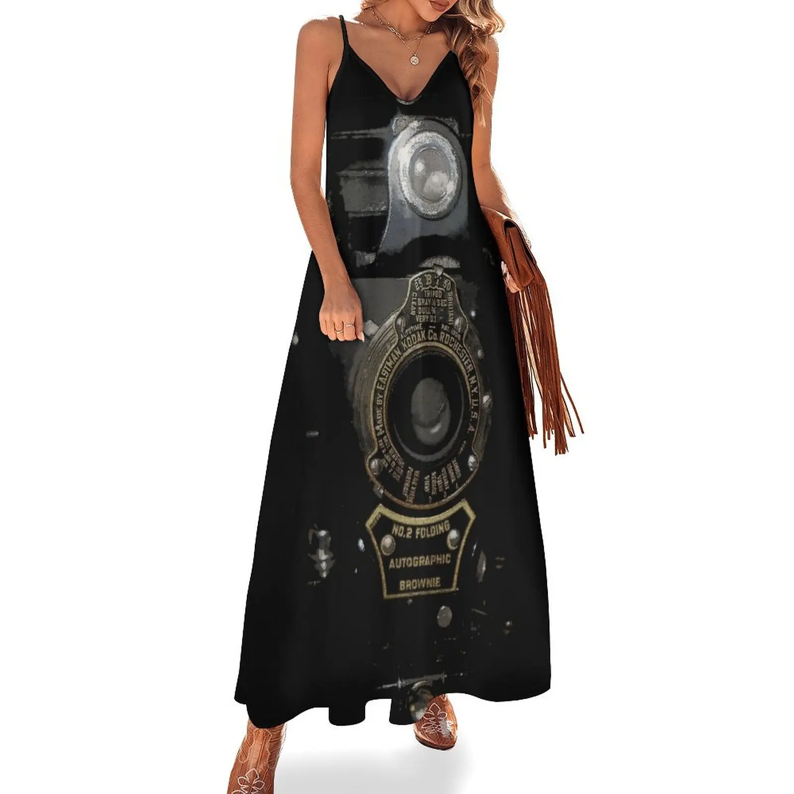 VINTAGE AUTOGRAPHIC BROWNIE FOLDING CAMERA Sleeveless Dress loose summer dress women's luxury party dress
VINTAGE AUTOGRAPHIC BROWNIE FOLDING CAMERA Sleeveless Dress loose summer dress women's luxury party dress