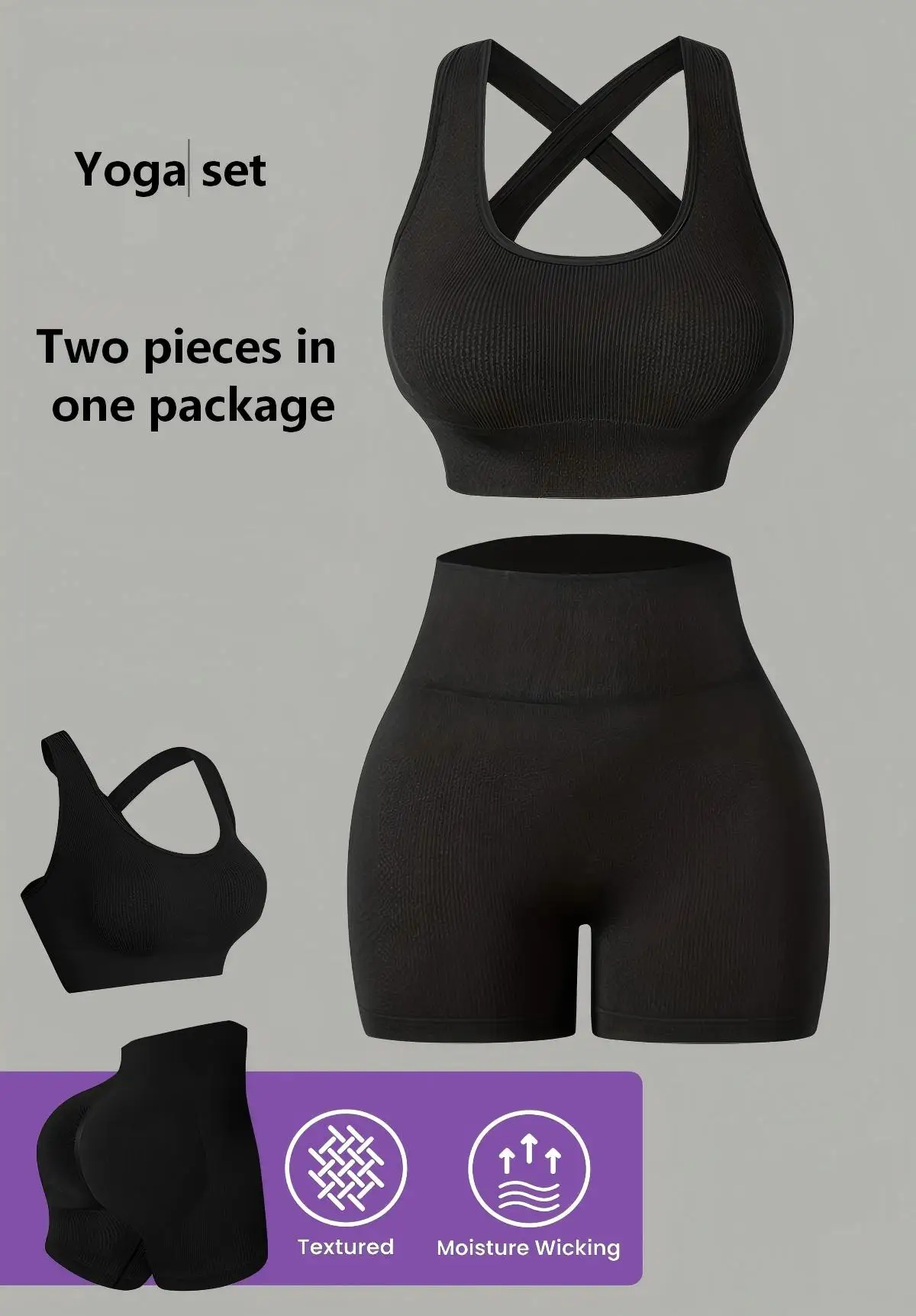 Summer sports vest yoga outfit set for women, fitness bra, shock-absorbing running sports yoga pants Pilates back-supporting bra
Summer sports vest yoga outfit set for women, fitness bra, shock-absorbing running sports yoga pants Pilates back-supporting bra
