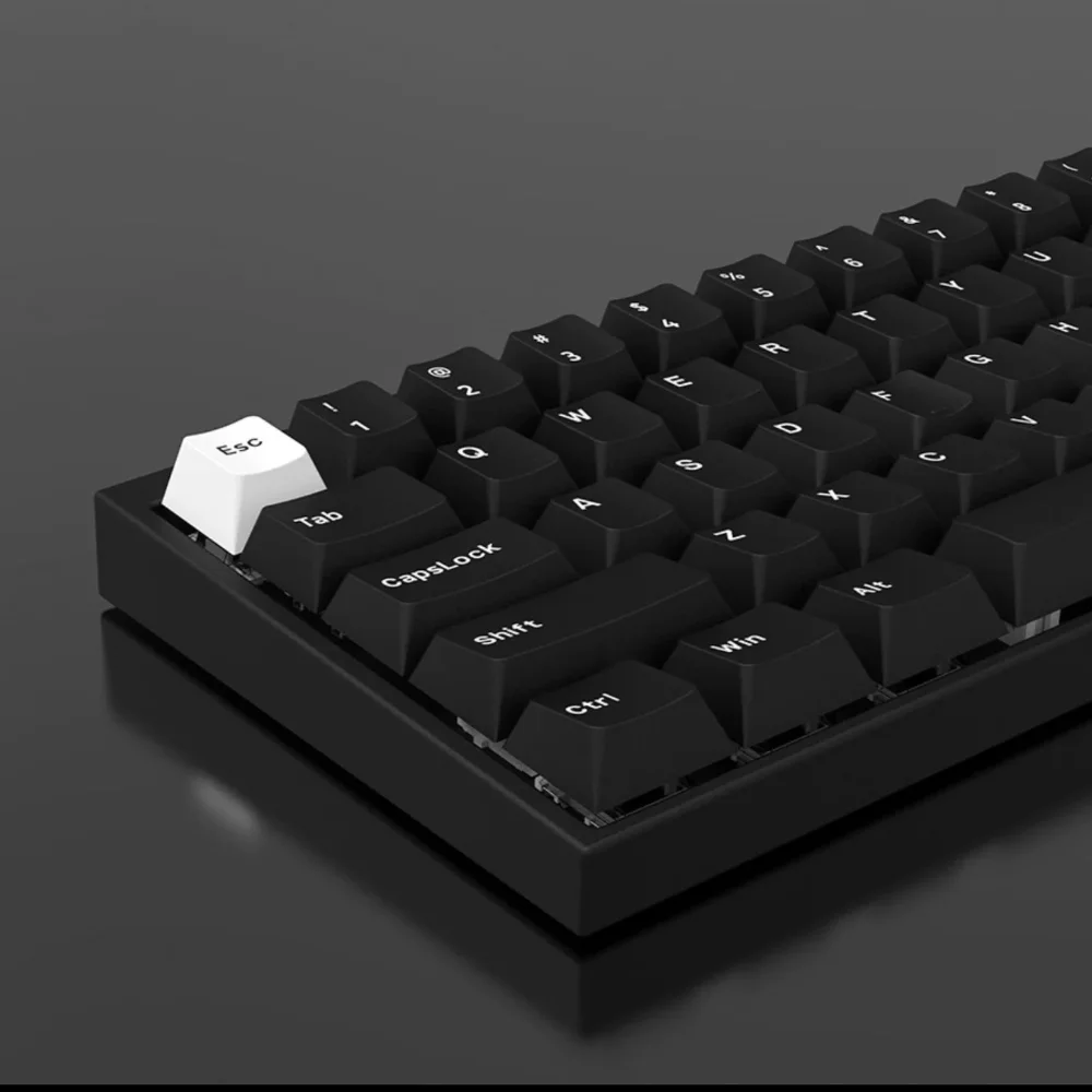 Dichroic Cherry Keycaps PBT 126 Keys WOB Black White Simple Durable for 60/64/84/98/108 Gaming Mechanical Keyboard MX Switch
Dichroic Cherry Keycaps PBT 126 Keys WOB Black White Simple Durable for 60/64/84/98/108 Gaming Mechanical Keyboard MX Switch
