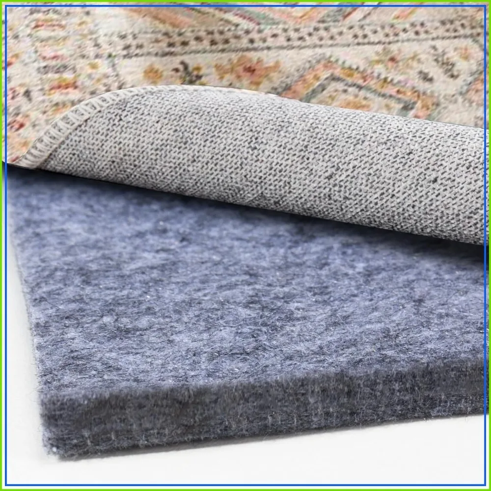 1/2 Inch Thick 8x10 Felt Rug Pad - Soft Cushion for Hardwood Floors, Protects & Extends Carpet Life
1/2 Inch Thick 8x10 Felt Rug Pad - Soft Cushion for Hardwood Floors, Protects & Extends Carpet Life