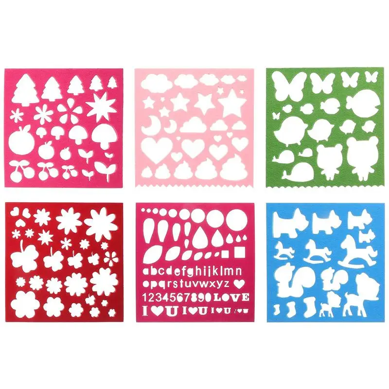 6pcs Wool Felting Molds DIY Craft Handmade Needle Felting Templates Embroidery Applique Molds Stencils
6pcs Wool Felting Molds DIY Craft Handmade Needle Felting Templates Embroidery Applique Molds Stencils