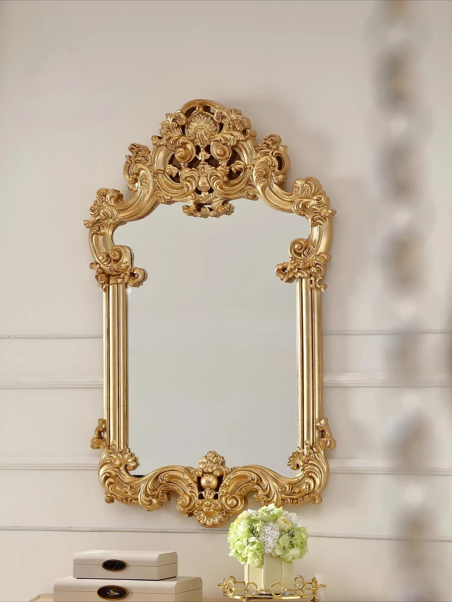 X69 Palace French Retro Entrance European-style Villa Entry Side Table Aisle Counter Entrance Mirror
X69 Palace French Retro Entrance European-style Villa Entry Side Table Aisle Counter Entrance Mirror