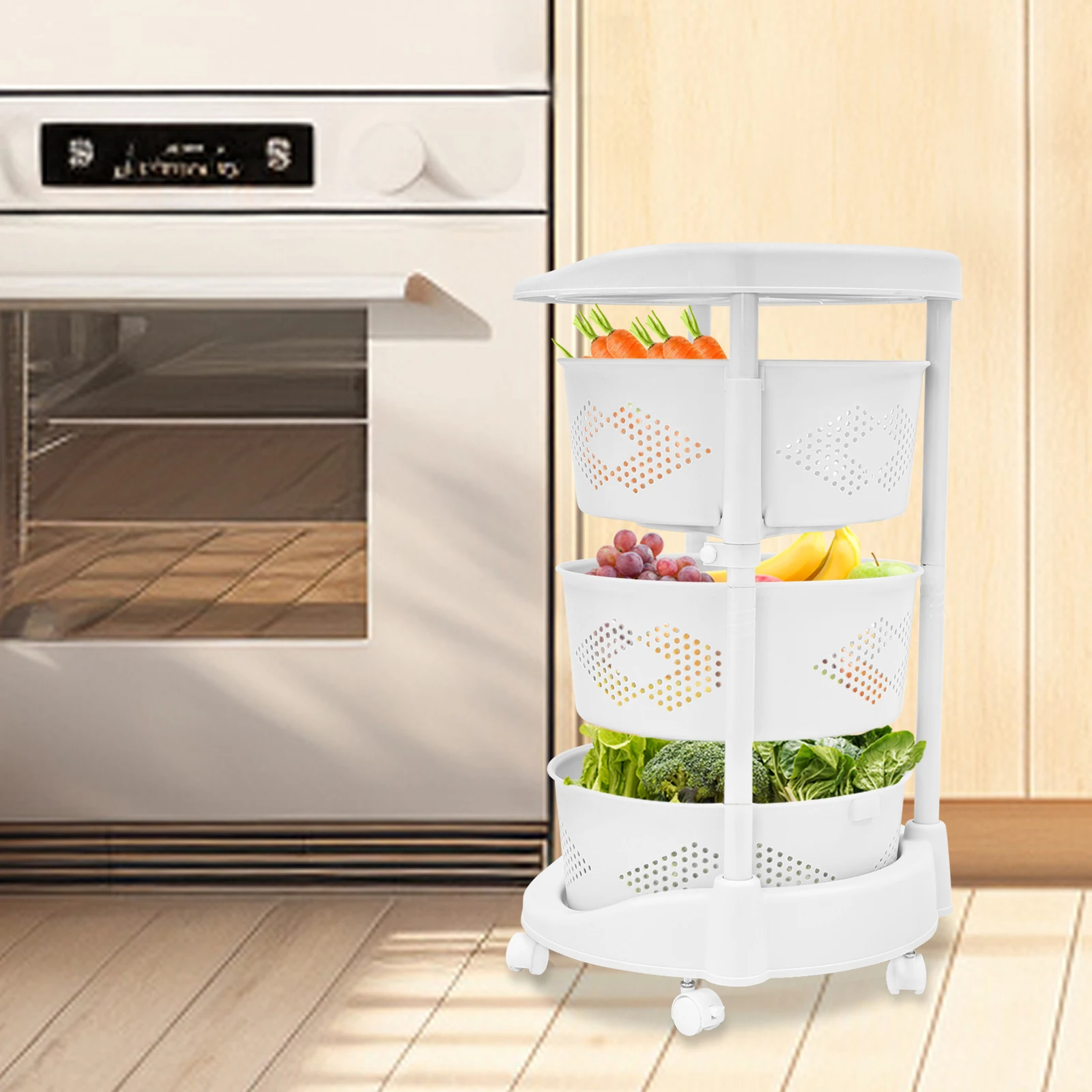 Premium Kitchen Cupboard Shelf – Adjustable Baskets, Easy Access, 5 Wheels for Convenient Mobility
Premium Kitchen Cupboard Shelf – Adjustable Baskets, Easy Access, 5 Wheels for Convenient Mobility