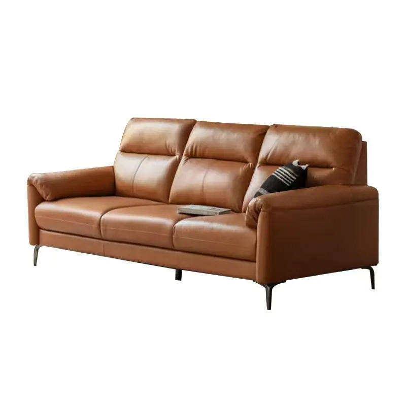 Yjq Italian minimalist leather sofa living room small apartment modern minimalist light luxury oily leather sofa
Yjq Italian minimalist leather sofa living room small apartment modern minimalist light luxury oily leather sofa