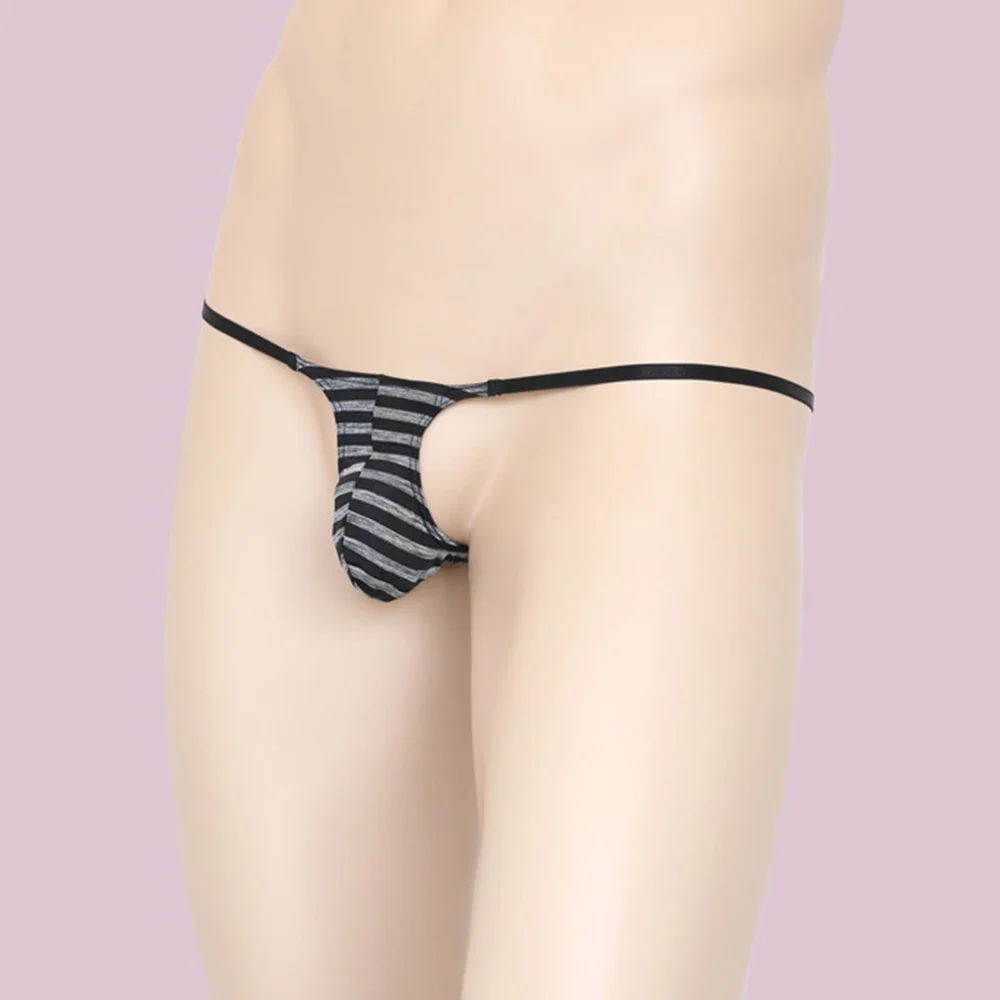 Mens Boxer Trendy and Comfortable Men's Low Waist Thong with Elastic Pouch and G String Assorted Stripe Options
Mens Boxer Trendy and Comfortable Men's Low Waist Thong with Elastic Pouch and G String Assorted Stripe Options