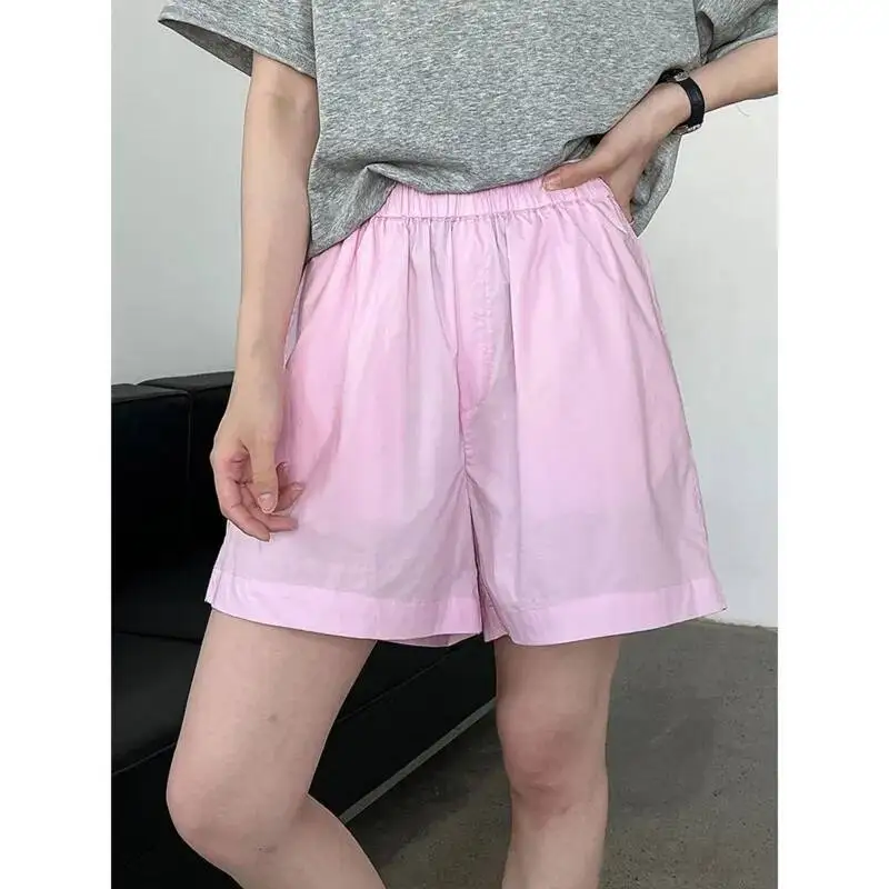 100% Cotton High Waist Straight Shorts For Women Summer Korean Casual A-Line Wide Leg Shorts
100% Cotton High Waist Straight Shorts For Women Summer Korean Casual A-Line Wide Leg Shorts