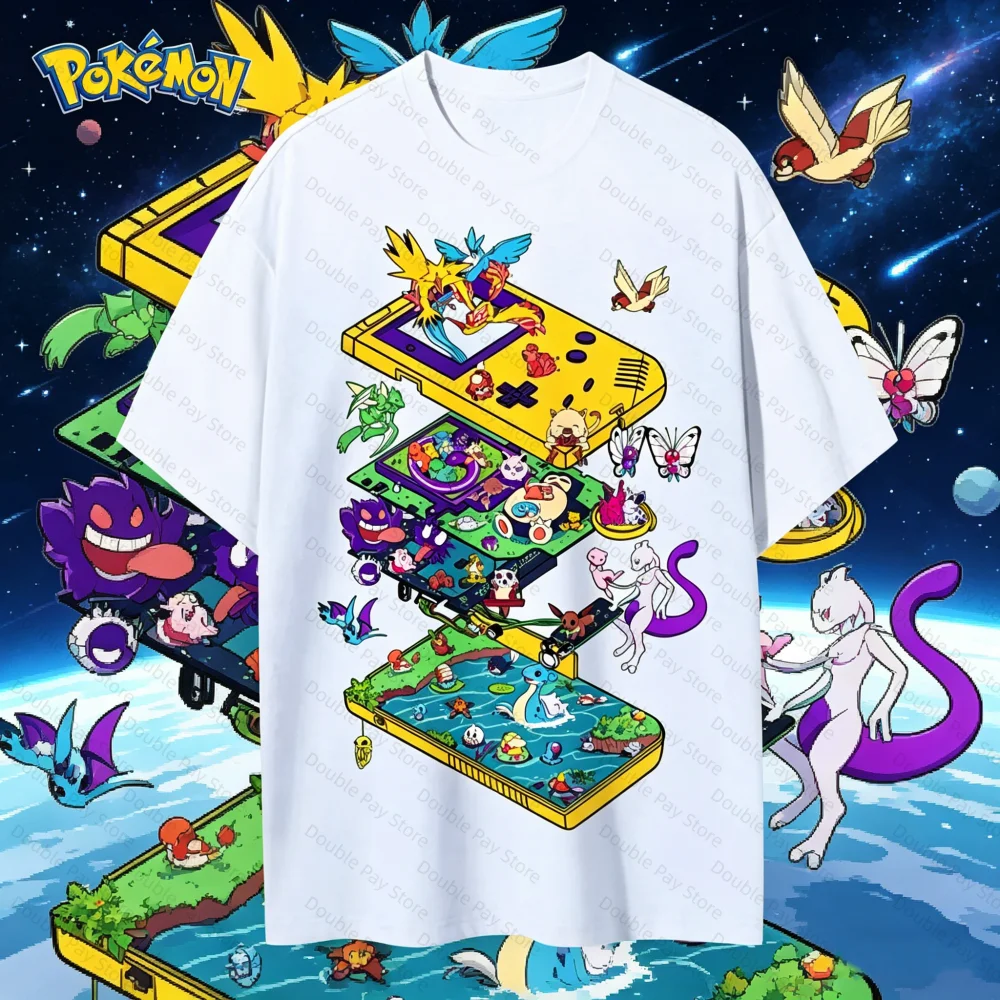 2026 Summer Pokemon Retro Game Console Cartoon Men Y2K T-Shirt Loose Couple Family Tee for Travel Game Women Sports shirt
2026 Summer Pokemon Retro Game Console Cartoon Men Y2K T-Shirt Loose Couple Family Tee for Travel Game Women Sports shirt
