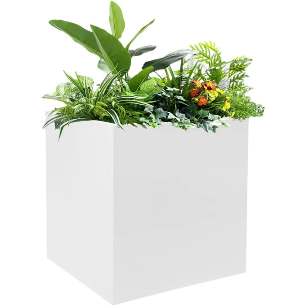 Heavy Planter for Outdoor Plants, 17L x 17W x 18H Inches Metallic Rectangular Planters with Partitions, Privacy Planter Box for
Heavy Planter for Outdoor Plants, 17L x 17W x 18H Inches Metallic Rectangular Planters with Partitions, Privacy Planter Box for
