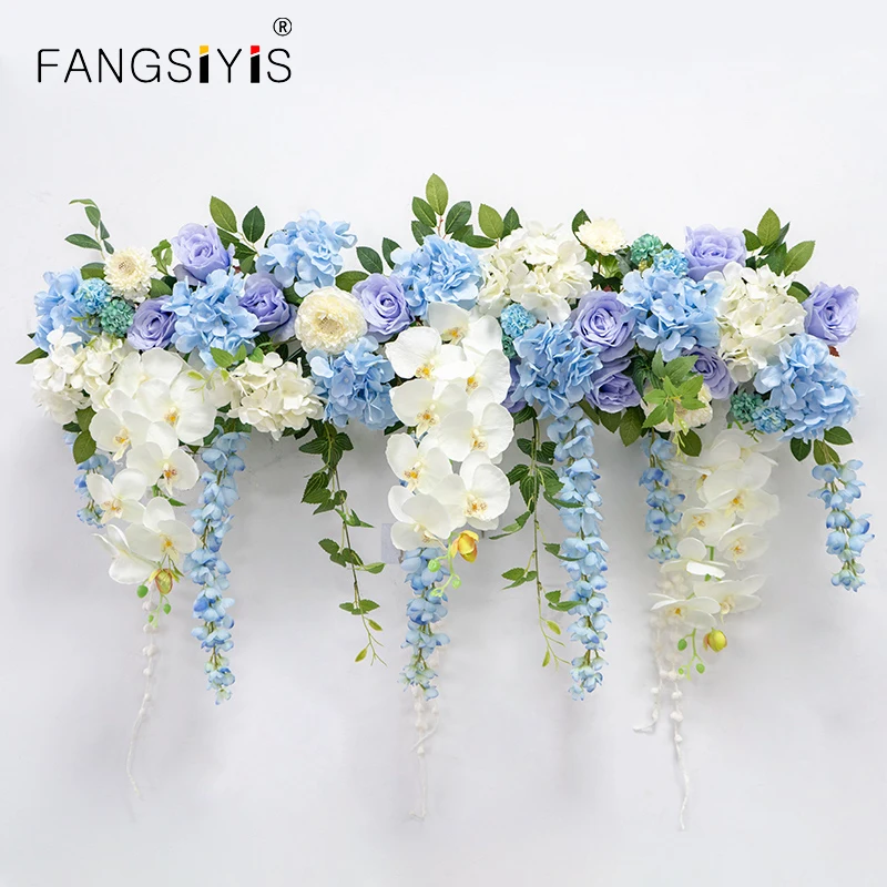 Custom Wedding Decor Artificial Flowers Wall Hanging Flower Row Arrangement Creative Floral Party Event Stage DIY ornament Props
Custom Wedding Decor Artificial Flowers Wall Hanging Flower Row Arrangement Creative Floral Party Event Stage DIY ornament Props