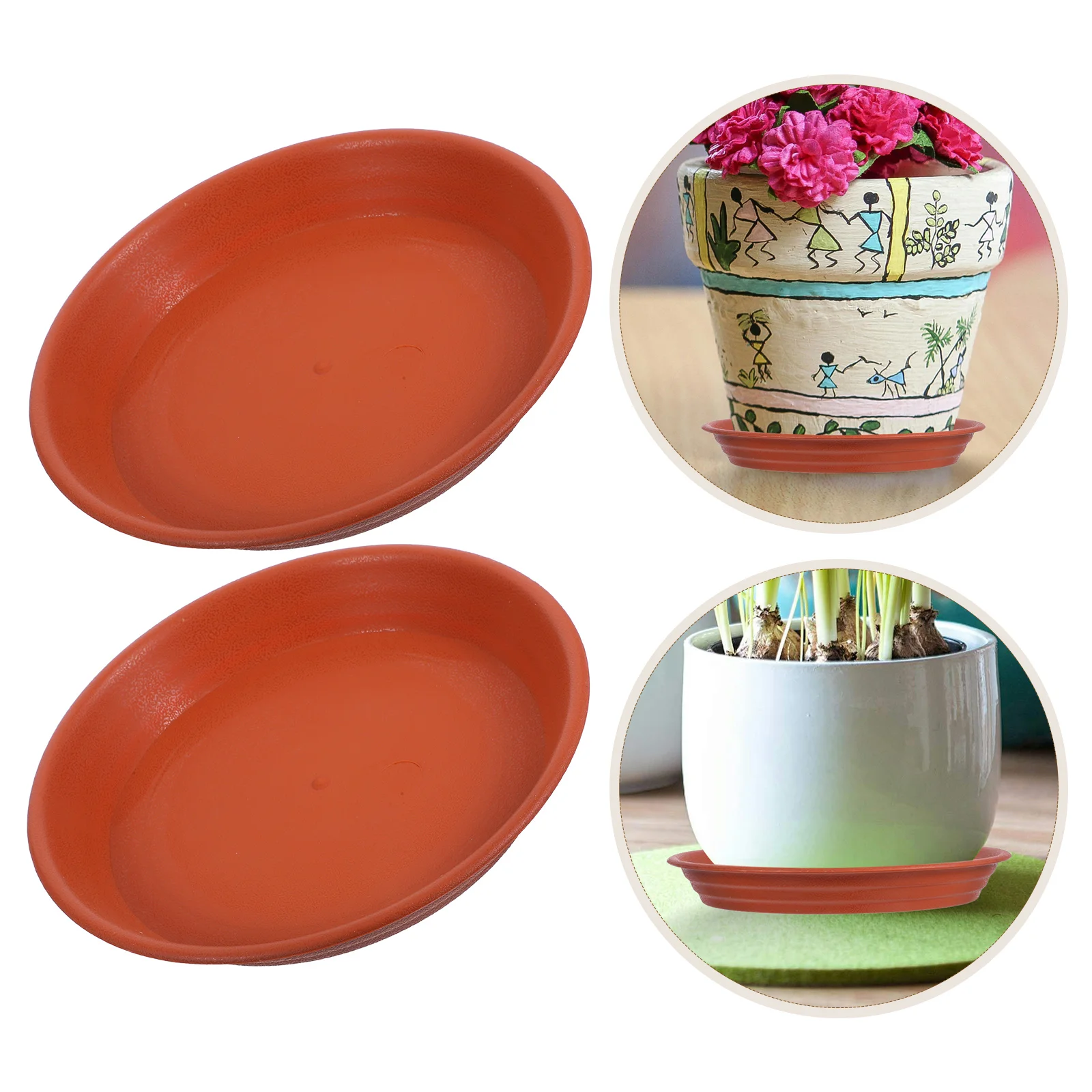 4 Pcs Pot Base Thick Plastic Round Water Tray Catcher Plate Planter Dishes Watering Trays For Plants Saucer Leakproof
4 Pcs Pot Base Thick Plastic Round Water Tray Catcher Plate Planter Dishes Watering Trays For Plants Saucer Leakproof
