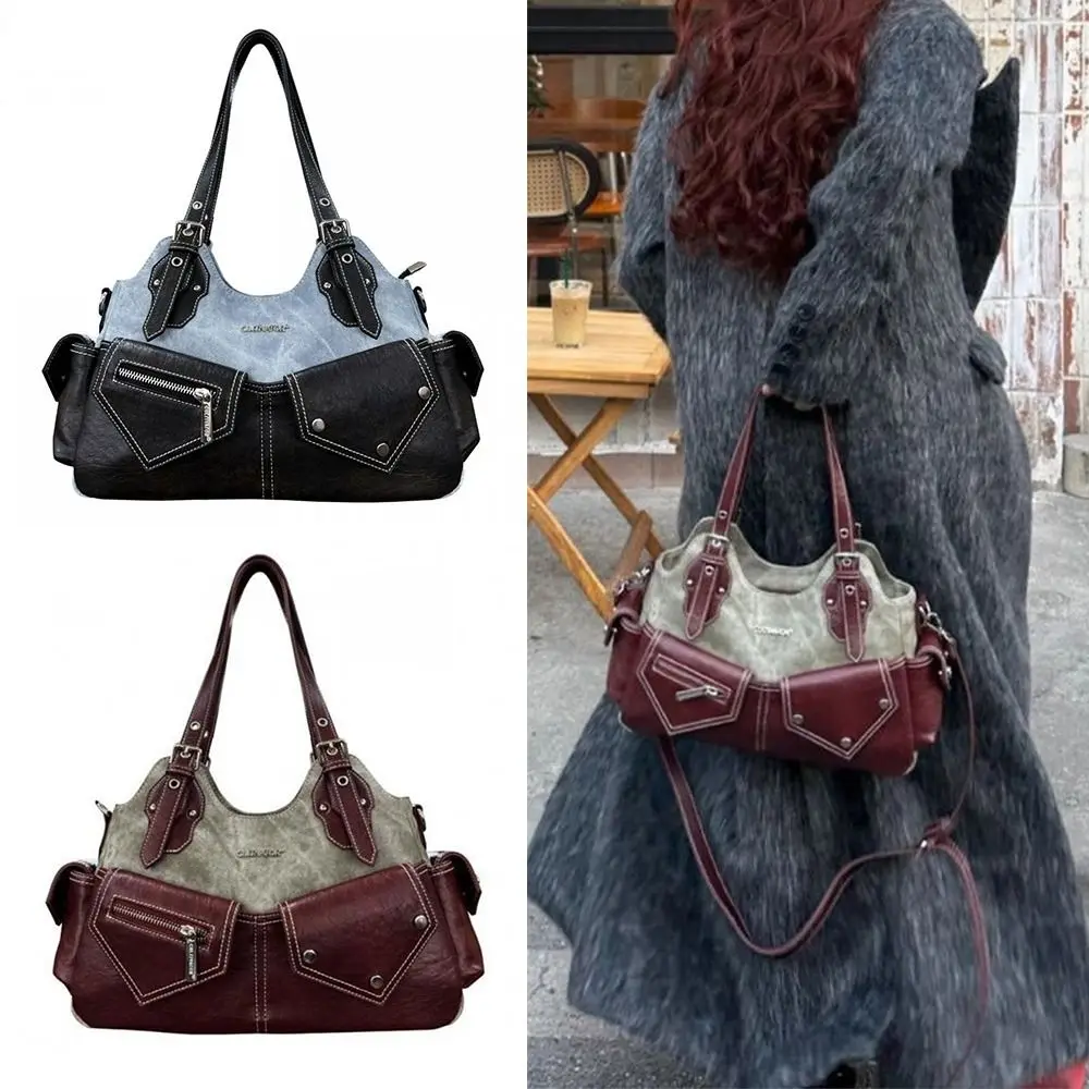 Casual PU Leather Shoulder Bag Large Capacity Crossed Color Cowboy Backpack Multifunctional Trendy Pouch Street Style
Casual PU Leather Shoulder Bag Large Capacity Crossed Color Cowboy Backpack Multifunctional Trendy Pouch Street Style