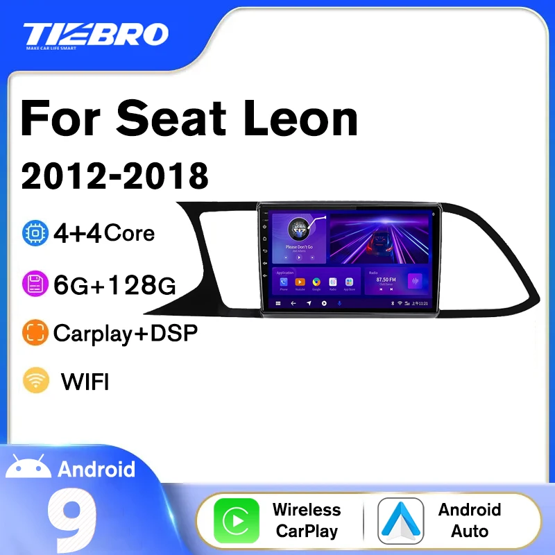 TIEBRO Android 10 For Seat Leon 2012-2018 Car Radio Multimedia Video Player 2 DIN Navigation GPS Carplay DSP Car Stereo Receiver
TIEBRO Android 10 For Seat Leon 2012-2018 Car Radio Multimedia Video Player 2 DIN Navigation GPS Carplay DSP Car Stereo Receiver