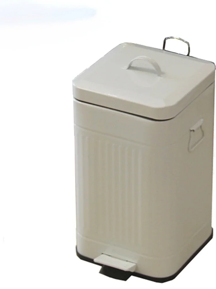 Luxury White Waste Bin Cute Living Room Nordic Retro Creative Food Waterproof Waste Bin Metal Kitchen Home Products
Luxury White Waste Bin Cute Living Room Nordic Retro Creative Food Waterproof Waste Bin Metal Kitchen Home Products