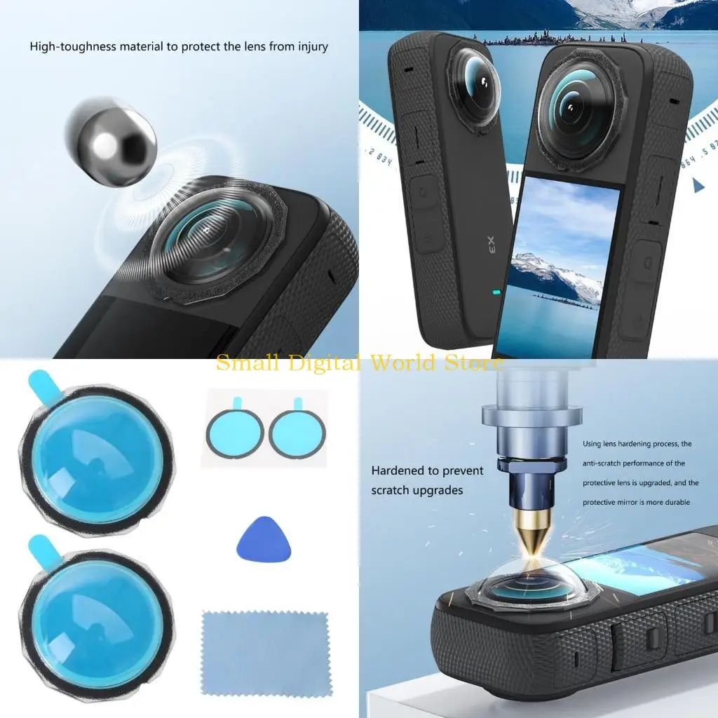 77UB Lens Protectors Protective Lens Guard for 360 Camera Accessories
77UB Lens Protectors Protective Lens Guard for 360 Camera Accessories