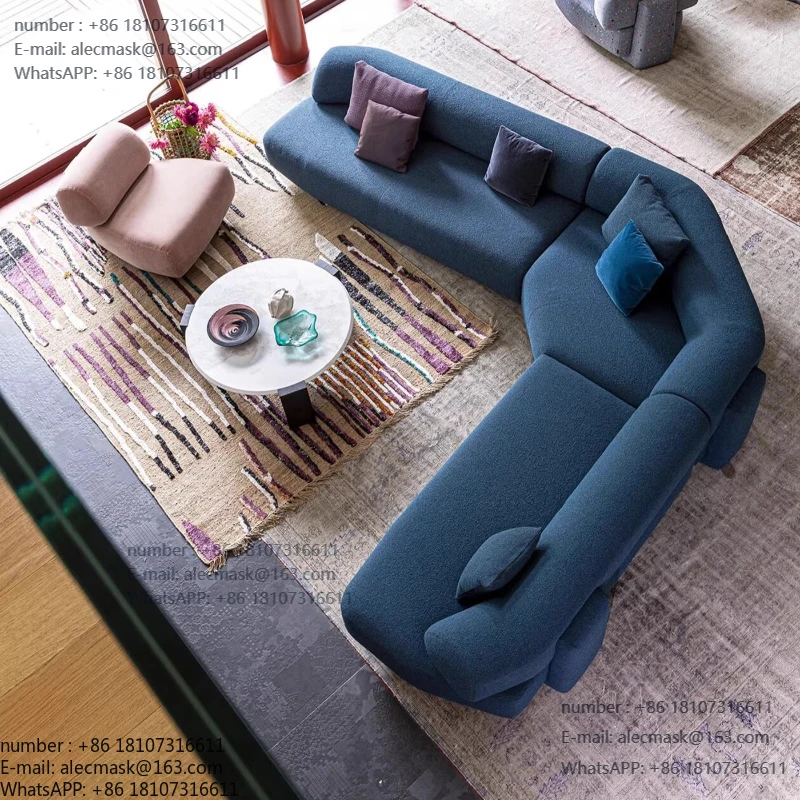 Italian simple chenille fabric sofa large apartment villa living room special-shaped combination Nordic
Italian simple chenille fabric sofa large apartment villa living room special-shaped combination Nordic