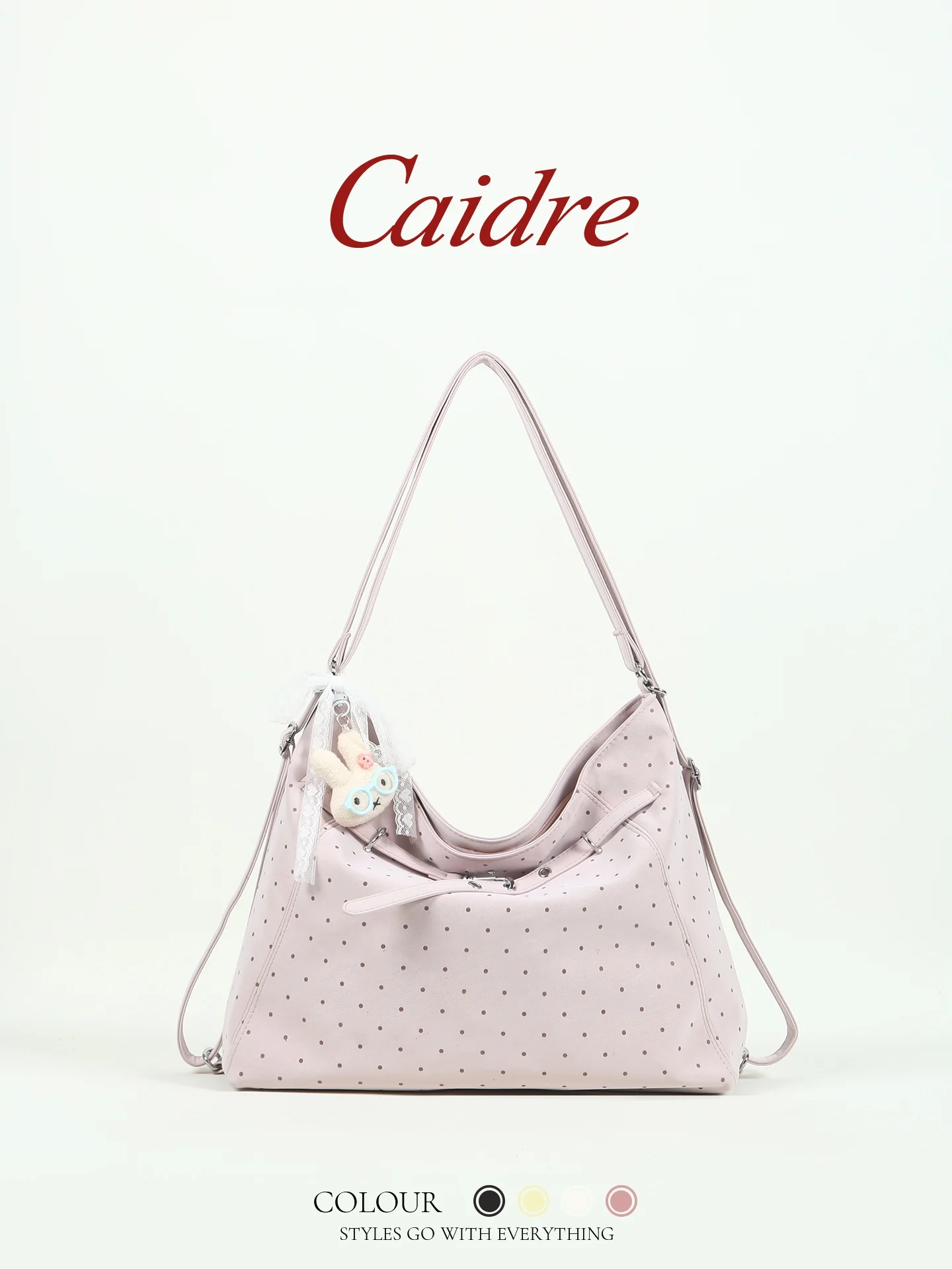 Caidre Polka Dot Tote Bag Commuter Shoulder Crossbody Bag Birthday Gift Cute Double Strap Bag Korean Style Youth Fashion
Caidre Polka Dot Tote Bag Commuter Shoulder Crossbody Bag Birthday Gift Cute Double Strap Bag Korean Style Youth Fashion