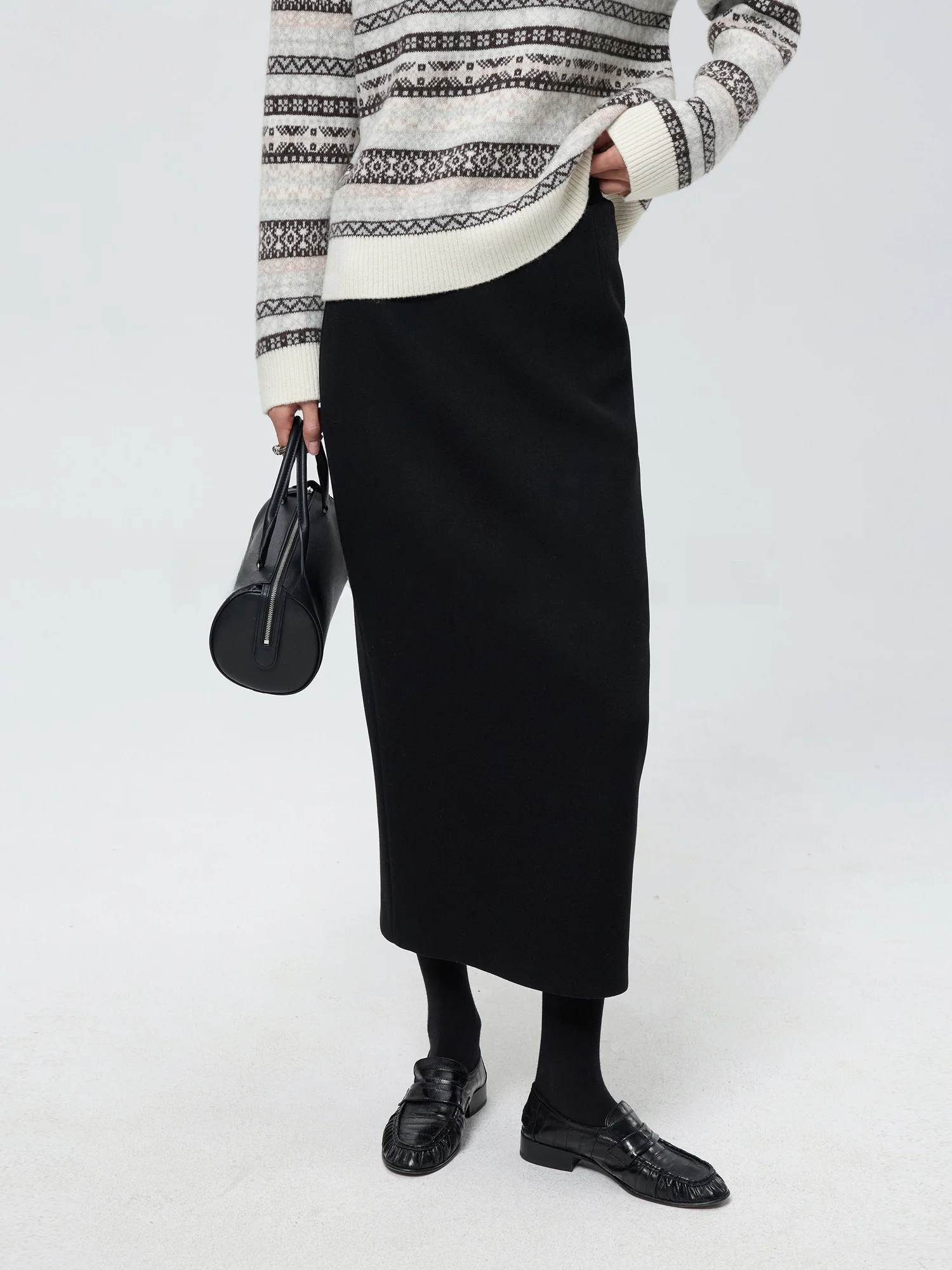 Юбка прямого кроя FANLE STUDIOS из тонкой шерсти, черная, с высокой талией, на молнии, для повседневной носки
Юбка прямого кроя FANLE STUDIOS из тонкой шерсти, черная, с высокой талией, на молнии, для повседневной носки