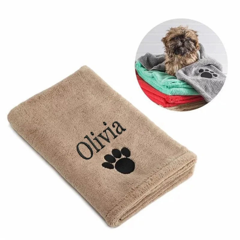 50X100CM Pet Ultra-Fine Fiber Absorbent Towel Embroidered Logo Cat And Dog Towel Pet Bath Cleaning Towel
50X100CM Pet Ultra-Fine Fiber Absorbent Towel Embroidered Logo Cat And Dog Towel Pet Bath Cleaning Towel
