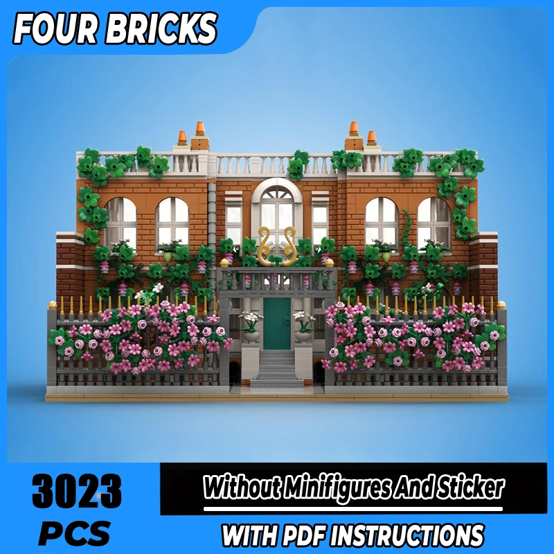 Moc Building Blocks The Bridgerton House Technology Modular Bricks Model Gifts Christmas Toys DIY Sets Assembly
Moc Building Blocks The Bridgerton House Technology Modular Bricks Model Gifts Christmas Toys DIY Sets Assembly