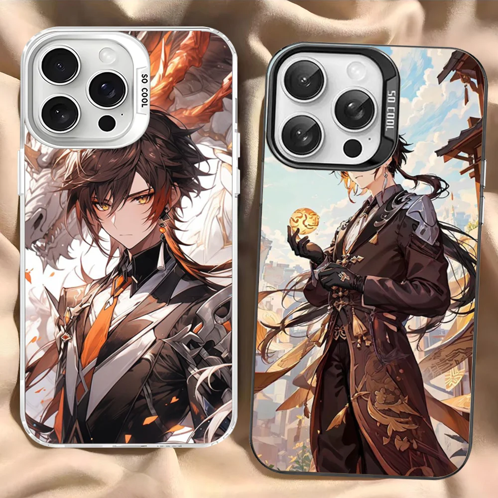 Zhongli Genshin Impact Phone Case For iPhone 16 15 14 13 12 11 Pro Max X XR XSMAX Matte Shockproof Back Cover
Zhongli Genshin Impact Phone Case For iPhone 16 15 14 13 12 11 Pro Max X XR XSMAX Matte Shockproof Back Cover