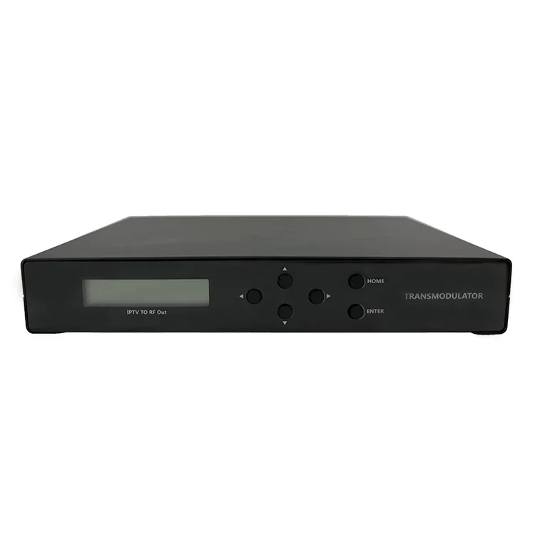 New Design 2 IP HD Streams Over a Single QAM IP TO RF Out Transmodulator Modulator Converter
New Design 2 IP HD Streams Over a Single QAM IP TO RF Out Transmodulator Modulator Converter