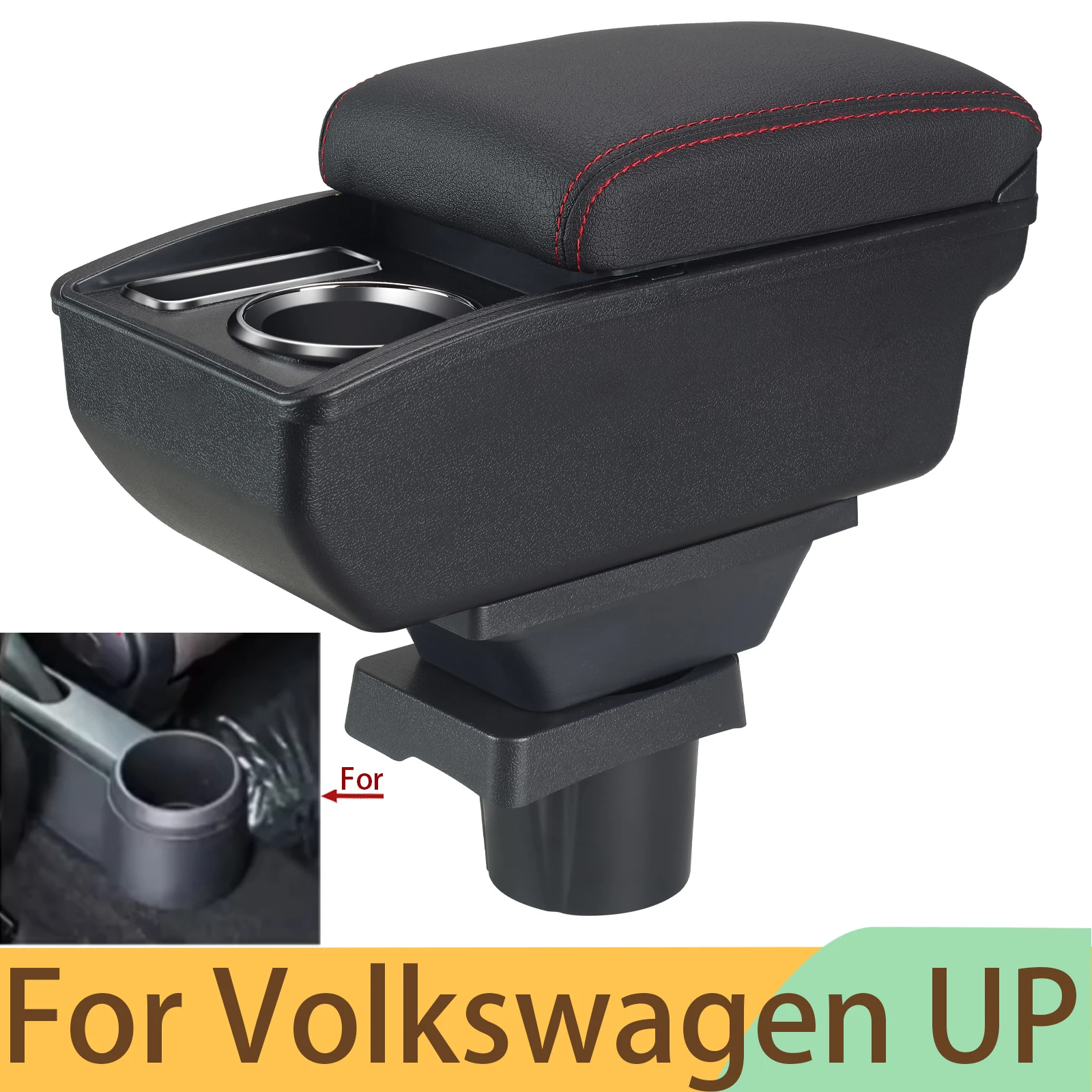 For Volkswagen UP Armrest Box For Skoda Citigo VW UP Seat Mii Car Armrest Console Storage Box Cup Holder Car Accessories
For Volkswagen UP Armrest Box For Skoda Citigo VW UP Seat Mii Car Armrest Console Storage Box Cup Holder Car Accessories