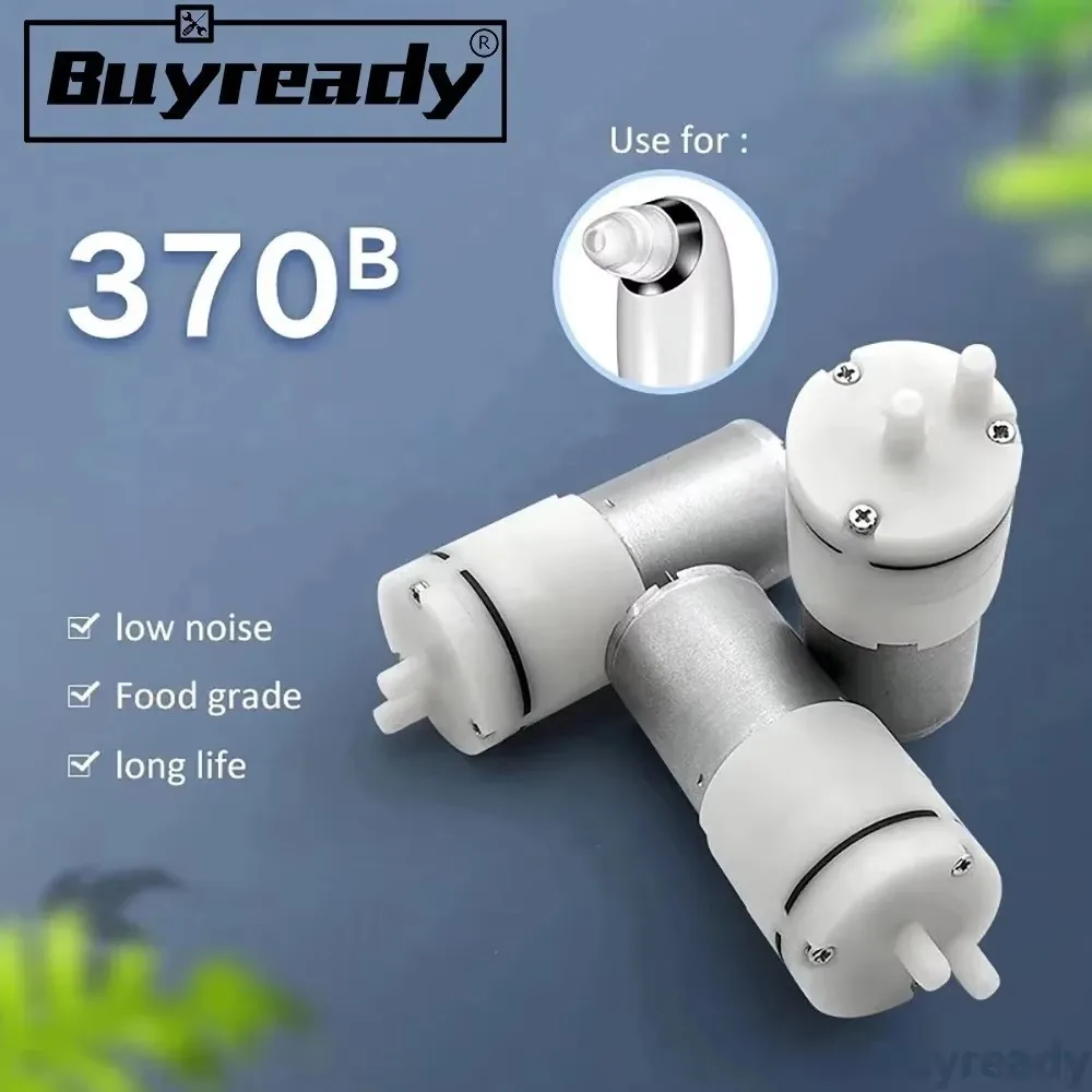 370B Mini Air Pump 3.7V 5V 2.2LPM Electric Micro Vacuum Booster Motor For Beauty Instrument Medical Treatment
370B Mini Air Pump 3.7V 5V 2.2LPM Electric Micro Vacuum Booster Motor For Beauty Instrument Medical Treatment