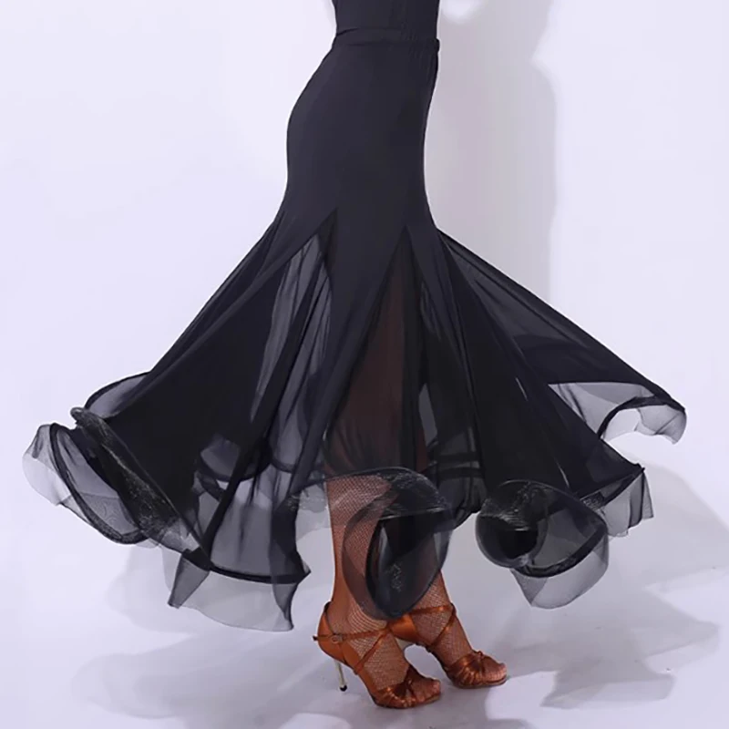 Leopard Print Modern Dance Long Skirt for Women Ballroom Dancewear Waltz New Style Big Swing Skirt Mesh Figure Skating Dresses
Leopard Print Modern Dance Long Skirt for Women Ballroom Dancewear Waltz New Style Big Swing Skirt Mesh Figure Skating Dresses