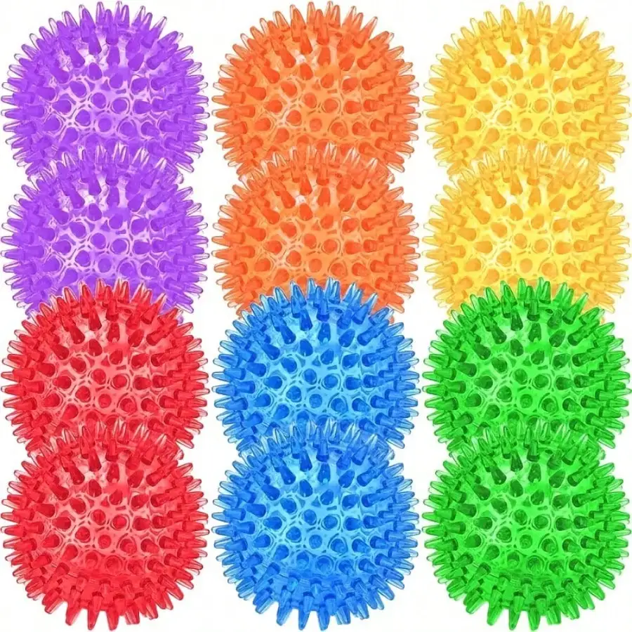 6pcs/12pcs Durable Dog Toys: Squeaky Balls For Teeth Cleaning And Training - For Small To Medium Dogs,! Without Battery, Without Battery, Without Battery Dog Toys
6pcs/12pcs Durable Dog Toys: Squeaky Balls For Teeth Cleaning And Training - For Small To Medium Dogs,! Without Battery, Without Battery, Without Battery Dog Toys