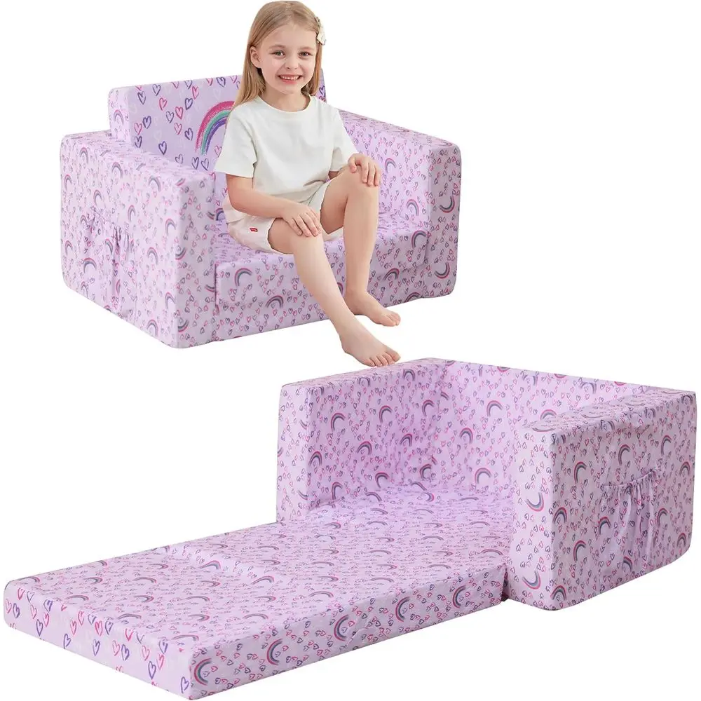 Toddler Couch, 2-in-1 Sot Kids Couch Bed old Out, Toddler Chairs Comy or Boys & Girls, Convertible Kids Soa to Lounge or Playroo
Toddler Couch, 2-in-1 Sot Kids Couch Bed old Out, Toddler Chairs Comy or Boys & Girls, Convertible Kids Soa to Lounge or Playroo