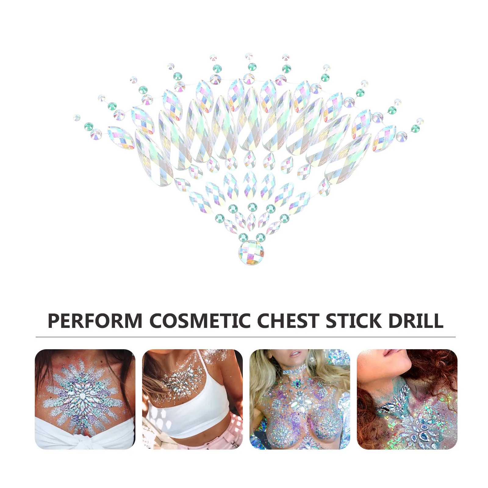 1Set Body Sticker Breast Stickers Chest Decals Party Festival Performance Decoration Makeup Sticker Women Decals
1Set Body Sticker Breast Stickers Chest Decals Party Festival Performance Decoration Makeup Sticker Women Decals