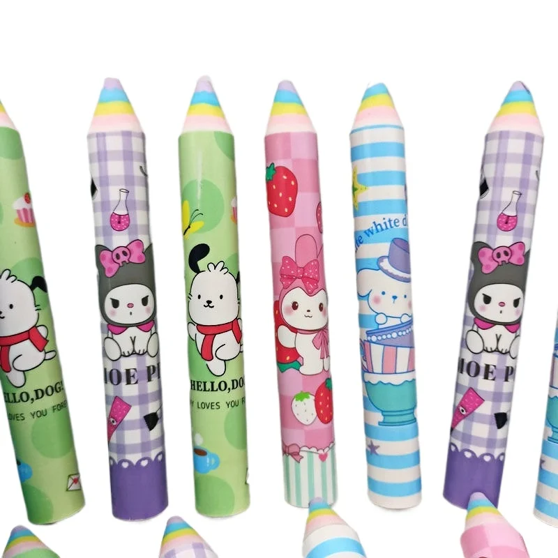 Sanrio Pencil Eraser Kuromi Creative Cartoon Animation High-Looking Traceless Student Stationery Rainbow Eraser Wholesale
Sanrio Pencil Eraser Kuromi Creative Cartoon Animation High-Looking Traceless Student Stationery Rainbow Eraser Wholesale