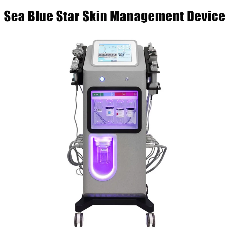 Морская синяя звезда Уход за кожей Комплексное косметическое устройство Большой пузырь Черный жемчуг Очищение лица Инъекция кислорода Введение
Морская синяя звезда Уход за кожей Комплексное косметическое устройство Большой пузырь Черный жемчуг Очищение лица Инъекция кислорода Введение