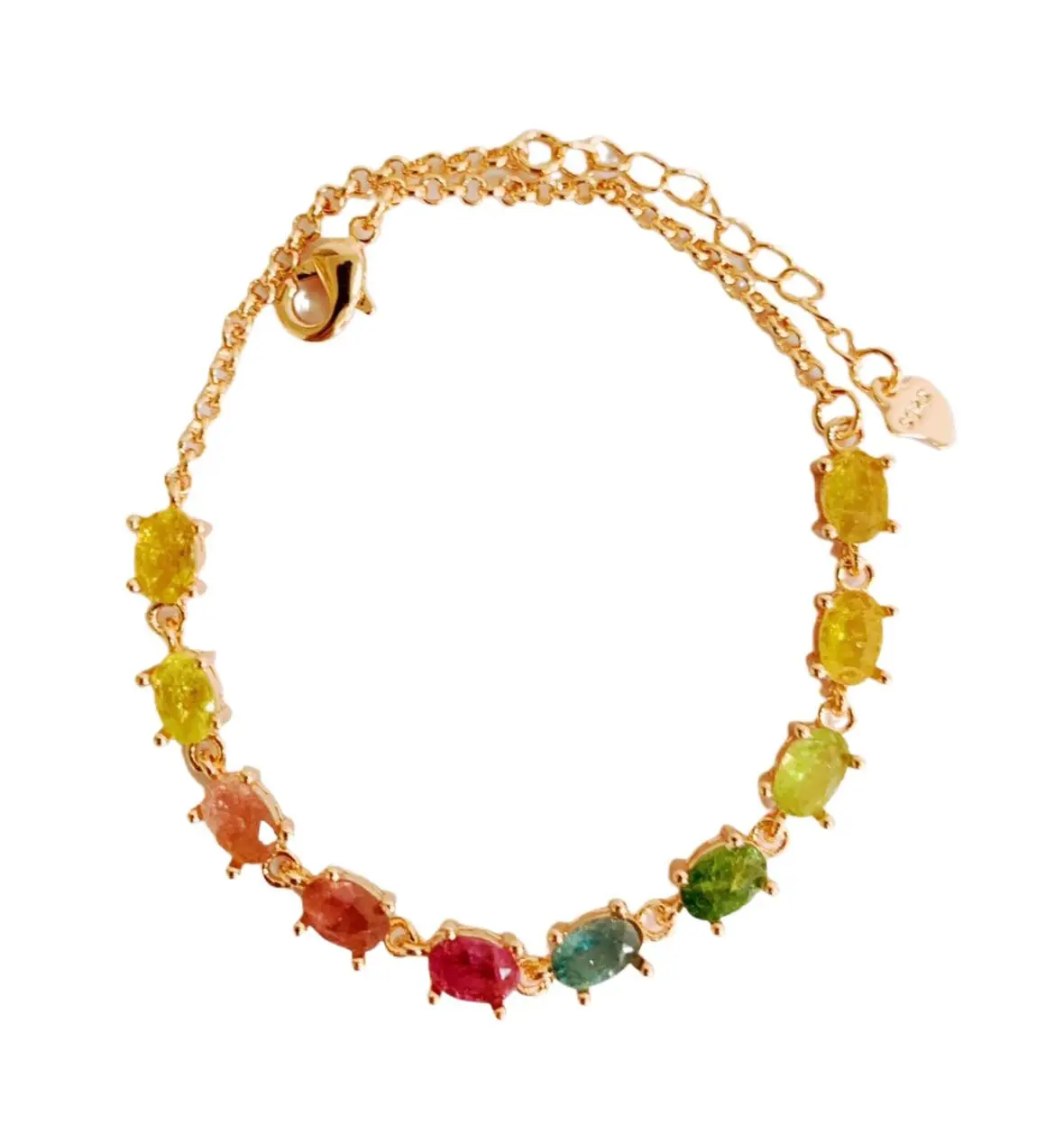 ZECAA 925 Jewelry Woman Tourmaline Bracelet With Natural Tourmaline Stone 4*6mm Jewelry S925 Silver Lady Tourmaline Bracelet
ZECAA 925 Jewelry Woman Tourmaline Bracelet With Natural Tourmaline Stone 4*6mm Jewelry S925 Silver Lady Tourmaline Bracelet