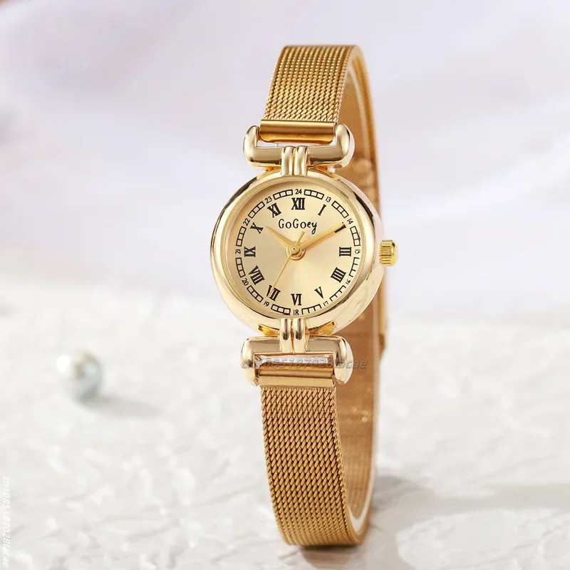 Light Luxury Niche Women's Mesh Strap Watch, Elegant Fashion High Sense Wristwatch, Simple Casual Student Ladies Quartz Watch
Light Luxury Niche Women's Mesh Strap Watch, Elegant Fashion High Sense Wristwatch, Simple Casual Student Ladies Quartz Watch