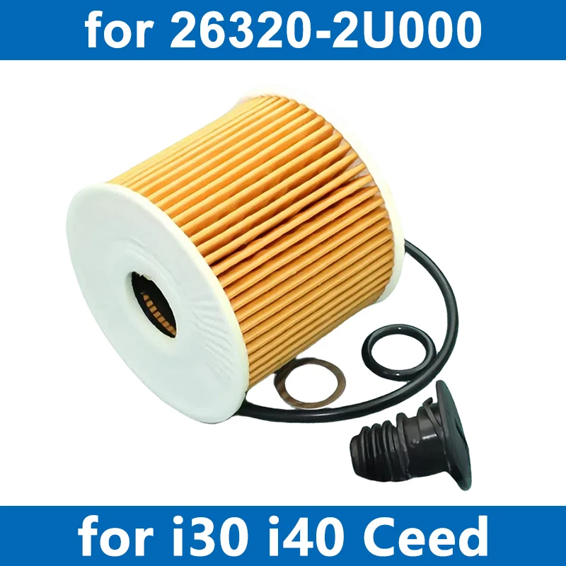 1/6/10PCS Car Oil Filter 26320-2U000 For i30 i40 KONA TUCSON CEED OPTIMA PROCEED SPORTAGE STONIC XCEED 1.6CRDi Engine 2017~
1/6/10PCS Car Oil Filter 26320-2U000 For i30 i40 KONA TUCSON CEED OPTIMA PROCEED SPORTAGE STONIC XCEED 1.6CRDi Engine 2017~