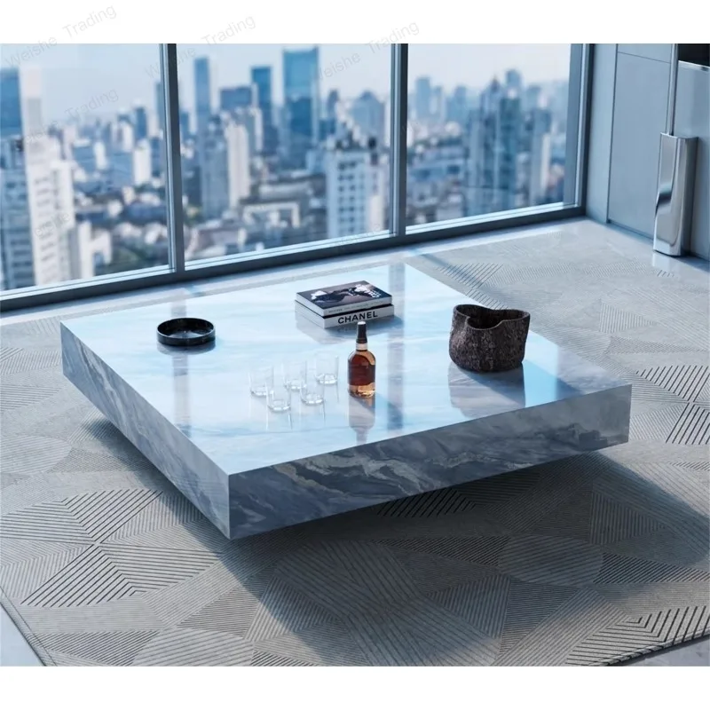 Rock slab coffee table living room household light luxury high-end wabi sandy wind square tea table tea table
Rock slab coffee table living room household light luxury high-end wabi sandy wind square tea table tea table