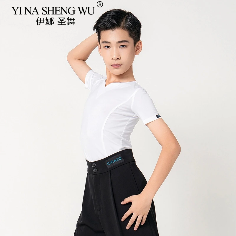 Футболка для латинских танцев для мальчиков, детская футболка для национальных стандартных танцев, латинские танцы, v-образный вырез, короткий рукав, тренировочный топ, одежда для джазовых танцев
Футболка для латинских танцев для мальчиков, детская футболка для национальных стандартных танцев, латинские танцы, v-образный вырез, короткий рукав, тренировочный топ, одежда для джазовых танцев