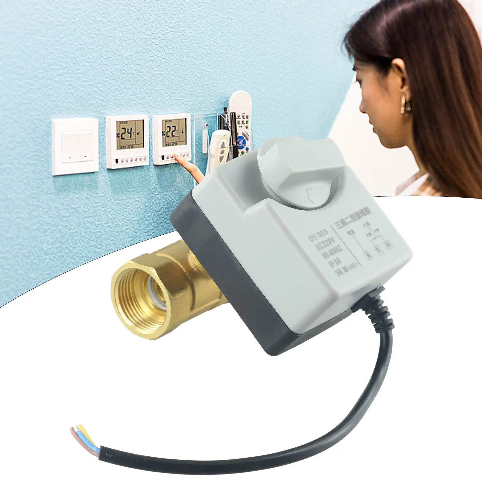 Электрический шаровой кран, 2-ходовой, с управлением переменным током 220 В для нагрева латунного материала, с 3-проводным соединением и функцией ограничения
Электрический шаровой кран, 2-ходовой, с управлением переменным током 220 В для нагрева латунного материала, с 3-проводным соединением и функцией ограничения