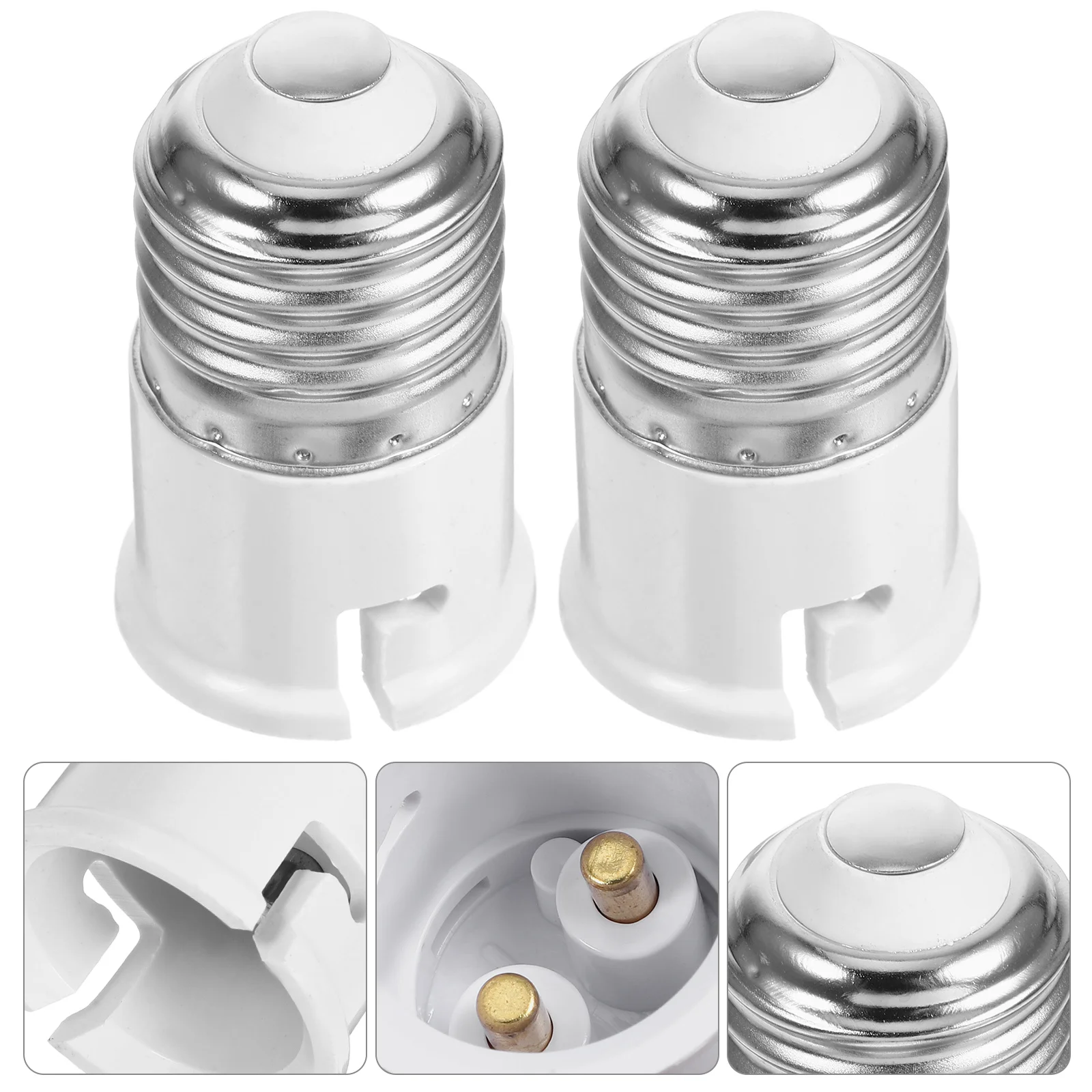 4Pcs Light Bulb Adapter E27 to B22 Socket Converter Lamp Holder Suitable for LED Halogen Filament Bulbs Home School Restaurant
4Pcs Light Bulb Adapter E27 to B22 Socket Converter Lamp Holder Suitable for LED Halogen Filament Bulbs Home School Restaurant