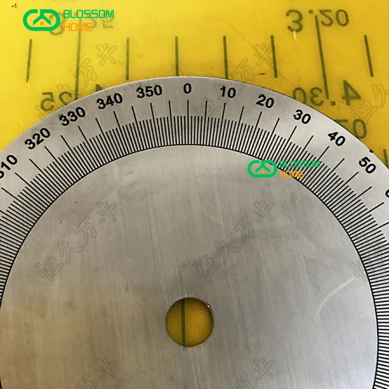 94x8x1 Dial Clockwise Round Piece 360 Degree Stainless Steel Measuring Instrument
94x8x1 Dial Clockwise Round Piece 360 Degree Stainless Steel Measuring Instrument