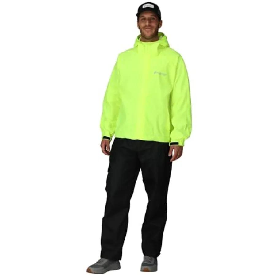Men's Stormwatch Waterproof Rain Jacket for outdoor hiking, nylon fabric, black color, breathable and windproof
Men's Stormwatch Waterproof Rain Jacket for outdoor hiking, nylon fabric, black color, breathable and windproof